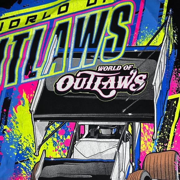 Port & Company 🏁 “World of Outlaws” Sprint Car Graphic Tee – Size XL - Picture 4 of 6